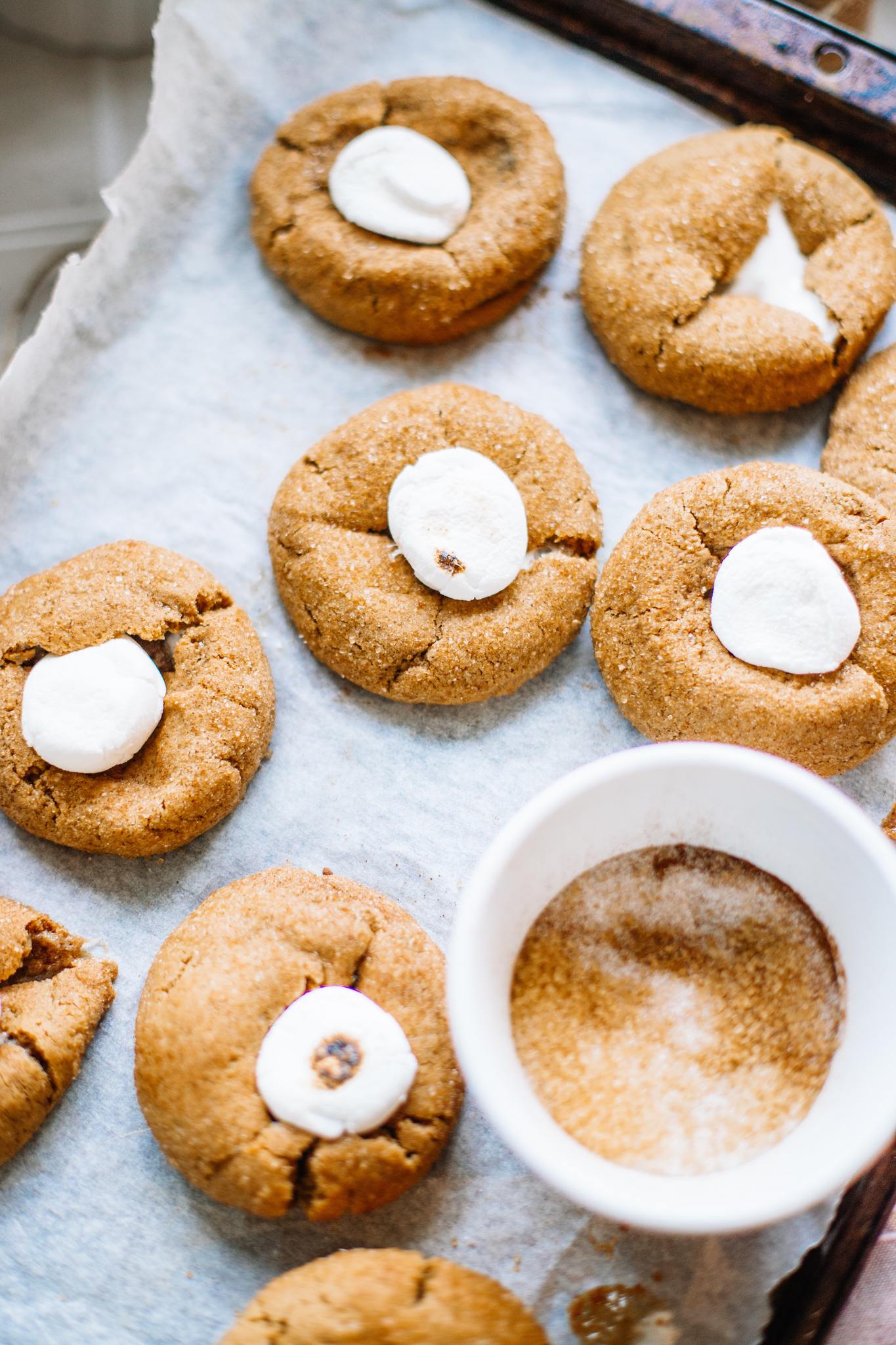 Marshmallow Snickerdoodle Cookie
